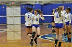 Volleyball vs Emerson  Wheaton College Women's Volleyball vs Emerson College. - Photo by Keith Nordstrom : Wheaton, Volleyball, VB2019